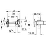 Grohe 32635000 podometni del za armaturo za umivalnik (2 odprtini) | Shoptok.si