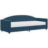  Dnevni krevet s madracem plavi 80 x 200 cm baršunasti | shoptok.hr