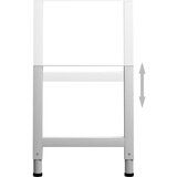  Okviri za radni stol 2 kom metalni 55 x (69 - 95 5) cm sivi | shoptok.hr