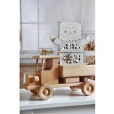 Milin Wooden Lacing Toy Mr. Teddy aktivnostna igrača 22 cm x 17 cm x 0,7 cm 1 kos | Shoptok.si