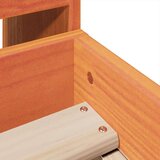 vidaXL Okvir kreveta bez madraca voštano smeđi 90 x 200 cm od borovine | shoptok.hr