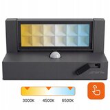  LED spoljno zidno svetlo sa senzorom LED/25W/230V IP54 crna | Eponuda.com
