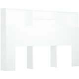 Maison Chic vzglavna omarica - nočna omarica - posteljna omarica bela 160x19x103,5 cm, (21670701) Cene