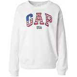 GAP Sweater majica 'HERITAGE' morsko plava / tamno crvena / bijela