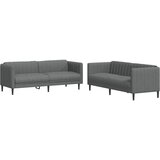  2-dijelni set sofa tamnosivi od tkanine | shoptok.hr