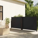  Bočna tenda na uvlačenje crna 140 x 1200 cm | shoptok.hr