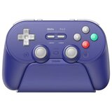 8BitDo Džojstik Pro 3 BT 2.4GHz Multi platform Vibracija Hall Effect TMR Purple + Dock Cene