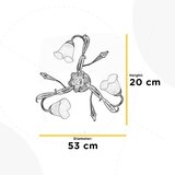 Lesnina XXXL STROPNA SVETILKA 53/20 cm | Shoptok.si