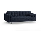 Cosmopolitan Design Temno modra raztegljiva sedežna garnitura s prostorom za shranjevanje 222 cm Bali – | Shoptok.si