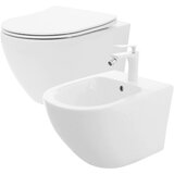 Rea Set: WC Carlo Flat Mini Rimless + Bide Carlo Mini | shoptok.hr
