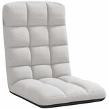  Sklopiva podna stolica sive boje 71x51x62 cm tkanina | shoptok.hr
