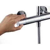 Hansgrohe 26286670 vernis shape termostatska armatura za tuš s tuš setom črna | Shoptok.si