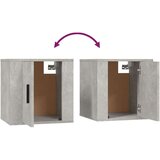  Zidni TV ormarići 2 kom siva boja betona 40x34 5x40 cm | shoptok.hr