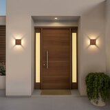  Brilagi - LED spoljno zidno svetlo QUADRAY 6W/230V, drveni dekor, IP54 | Eponuda.com