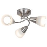 Rabalux connor plafonska lampa, saten hrom/ opal staklo, E14 3X 40W | Eponuda.com