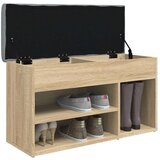  Klupa za cipele boja hrasta 82 x 32 x 45 5 cm konstruirano drvo | shoptok.hr