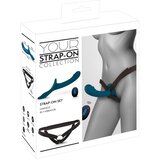 You2Toys You2 Toys Strap on sa vibratorom i daljinskim upravljačem, Plavi Cene