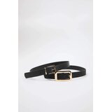 TRENDYOLMILLA Trendyol ženski set pojas Twoaw26Ke00033, Crna-Crna / Crna Cene