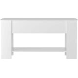  Stolić za kavu sjajni bijeli 101x49x52 cm konstruirano drvo | shoptok.hr