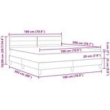  Krevet s oprugom s madracem Crn 180x200 cm Tkanina | shoptok.hr