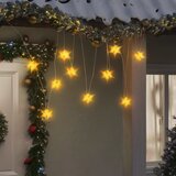 vidaXL Svetilka v obliki zvezde z 10 LED rumena 10 cm Cene