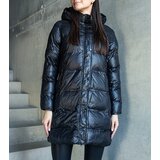 Gemre Black long quilted jacket with a detachable hood Gilterel | Shoptok.si