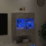 vidaXL TV ormarić s LED svjetlima siva boja betona 58 5x30x60 5 cm | shoptok.hr