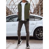 DStreet Men's green vest TX4237 | Shoptok.si