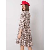 RUE PARIS Dress-WN-SK-R821-1.65-light beige | Shoptok.si