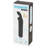 Happy Rabbit Bullet - vibrator s paličico zajček za polnjenje (črn) | Shoptok.si