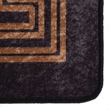 vidaXL perivi tepih 80 x 150 cm crno-zlatni protuklizni | shoptok.hr