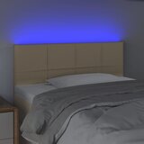  LED uzglavlje krem 80 x 5 x 78/88 cm od tkanine | shoptok.hr