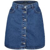 Trendyol Curve Plus Size Skirt - Blue - Mini | shoptok.hr