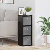 Strani šal s predalom Črna Orehovina 25,5 x 22 x 69,5 cm, (5000233788) | Shoptok.si