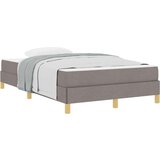 Box Postelja z vzmetnico Taupe in Rjava 120 x 190 cm | Shoptok.si