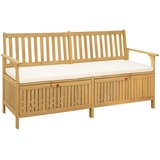  Klupa za pohranu s jastukom s pohranom 170 x 63 x 84 cm | shoptok.hr