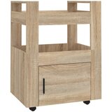  Kuhinjska kolica boja hrasta 60 x 45 x 80 cm konstruirano drvo | shoptok.hr