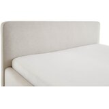 Meise Möbel Kremno bela oblazinjena zakonska postelja s prostorom za shranjevanje z letvenim dnom 160x200 cm Mattis – | Shoptok.si