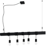 Eglo 39937 - visilica na sajli townshend-b 5xE27/40W/230V crni | Eponuda.com