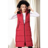 Dewberry Z9741 WOMEN'S VEST-BURGUNDY | Shoptok.si