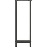  Noge za barski stol antracit boje 2 kom 40 x (110-111) cm čelik | shoptok.hr