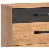 MID.YOU nočna omarica, barve grafita, barve hrasta | Shoptok.si