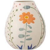 Bloomingville Kremno bela lončena ročno poslikana vaza (višina 17 cm) Taza – Cene