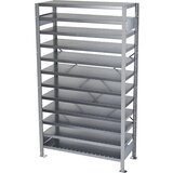 STEMO sestavljiv regal za regalne posode, vxš 1790 x 1000 mm, osnovni regal, globina 300 mm, brez zabojev Cene