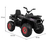 Quad na akumulator ATV Desert 4x4 - črni | Shoptok.si