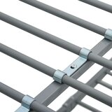 vidaXL Krevet na kat sivi metalni 90 x 200 cm | shoptok.hr