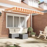  Skrovita tenda Žuta i narančasta 250 x 200 cm tkanina | shoptok.hr