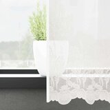vidaXL Čipkasta zavjesa sa zavjesama Bijelo 900 x 240 cm Poliester | shoptok.hr