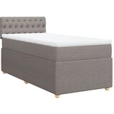 Maison Chic Box spring postelja - Vzmetna postelja z vzmetnico taupe 90x200 cm blago SL4933, (21888020) | Shoptok.si
