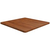 vidaXL Četvrtasta stolna ploča smeđa 70x70x2,5 cm tretirana hrastovina | shoptok.hr